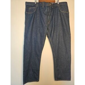 [Workwear] Key Industries Denim Jeans Mens 48x32 Dark Wash Traditional Fit NWT